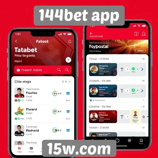Experiência do usuário na interface do 144bet app